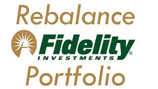 Fidelity Investments  How to Rebalance a Portfolio [upl. by Goldie]