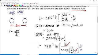 Power Systems Inductance of Single Phase Transmission Line TAGALOG [upl. by Gebler]