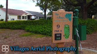 Aerial Experience of Hole 9 at The Chula Vista Golf Course in The Villages Florida [upl. by Raddi]