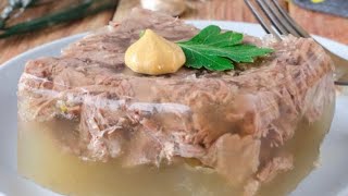 ХОЛОДЕЦ просто и вкусно 😋 JELLY ASPIC simple and delicious [upl. by Ramo556]