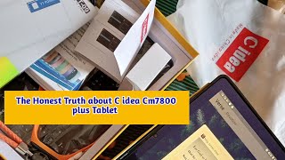 C idea Cm7800 Plus Honest Review  The Truth about This Tablet no one Will tell you ✅ [upl. by Tristas30]