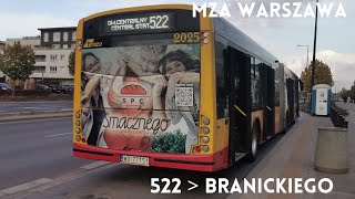 Solbus SM18 2025 MZA Warszawa  linia 522 [upl. by Nellaf459]