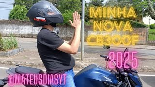 nova cb twister 300f 2025 indo buscar 0km [upl. by Carolynn]