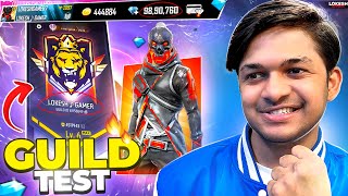 Free Fire Special Live Indias Top 1 V Badge Guild Test  Lokesh Gamer [upl. by Gelasias]