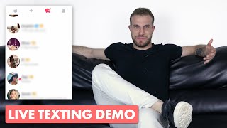 How to Master Text and Online Game  Live Demo Using My Tinder amp Bumble [upl. by Skill]