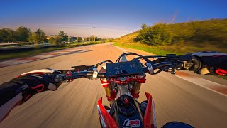 CRF 450R  Supermoto Sound POV 4K [upl. by Jana]