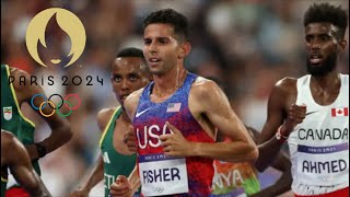 2024 Paris Summer OlympicsTrack amp FieldGrant Fisher wins Bronze in Men’s 10000m [upl. by Mandelbaum]