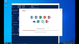 Download and Install Office 20192021O365 Apps with Office Deployment Tool ODT via PowerShellCMD [upl. by Schreck]