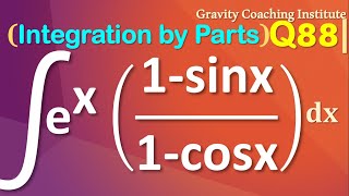 Q88  Integrate ∫ex 1sin⁡x1cos⁡xdx  Integration of ex 1sinx by 1cosx dx  class 12 [upl. by Diehl]