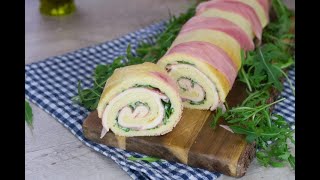 Savory roulade this great starter will surprise all your dinner guests [upl. by Manuel]