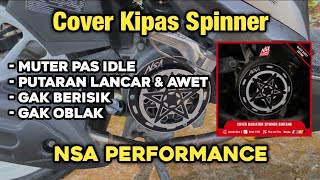 Cover kipas spinner NSA Performance dipasang di motor Beat Deluxe Auto makin Hedon [upl. by Vanya]