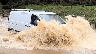 Kenilworth Ford Fails  UK Flooding  Vehicles vs Floods compilation  149 [upl. by Iamhaj881]