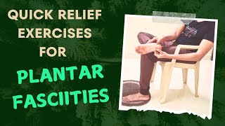 Plantar Fasciitis Exercises to Relieve Pain [upl. by Rempe]