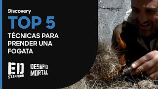 5 técnicas para prender una fogata  Ed Stafford Desafío Mortal  Discovery Latinoamérica [upl. by Eneryc988]