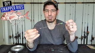 Snapper Rig Setup  Simple DIY Snell fishing rigs tutorial [upl. by Neeruan]