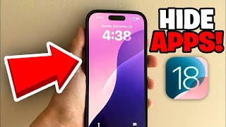 How To Hide Apps With IOS 18 iPhone 16 Pro [upl. by Yeruoc551]