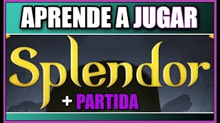 Splendor  Cómo se juega  Tutorial y Partida  Juego de Mesa [upl. by Eppillihp191]