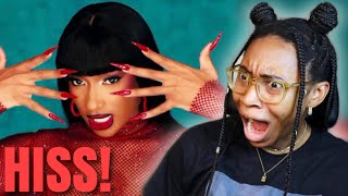 MEGAN THEE STALLION HISS OFFICIAL VIDEO REACTION 🤯 [upl. by Ixela361]