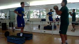 Treinamento de Goleiro  Estabilização Abdominal  Transferência de Força Membros Inferiores [upl. by Grayce]