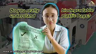 Do you really understand biodegradable plastic bags 【wxtyler】 [upl. by Suivatnom]