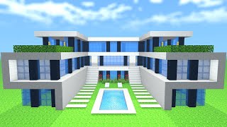 TUTO GRANDE VILLA DE LUXE  Minecraft [upl. by Ibloc]