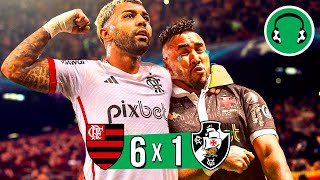 ♫ 6x1  FLAMENGO HUMILHA O VASCO  O IMPOSSÍVEL NÃO HÁ pro Vasco 🤣  Paródia Eu Você O Mar e Ela [upl. by Ojytteb935]