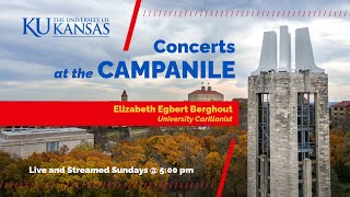 Concerts at the Campanile — 21 April 2024 500 pm — Elizabeth Berghout University Carillonist [upl. by Kred]