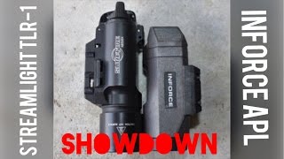 Streamlight TLR1 vs Inforce APL [upl. by Anih]