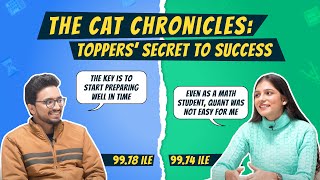 The secrets to cracking CAT with 99 percentile ft CAT toppers [upl. by Fitzger135]