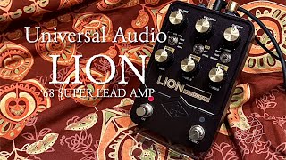 UAFX LION ‘68 SUPER LEAD AMP Universal Audio [upl. by Enyalb252]