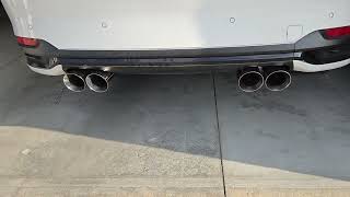 Mazda CX90  Turbo S Premium Plus  Borla T Muffler w Quad 4quot Exhaust  Warm Revs [upl. by Anitteb]