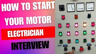 How to start your motor 😱 electrical technician interview questions  dol Star delta starter vfd 💥 [upl. by Trina]