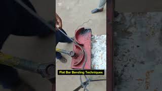 Get Creative With Flat Bar Bending Techniques shortsteelgrill welding steel weldingbilalsteel [upl. by Esinereb242]