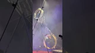 Amazing Wheel of Death Performance Great Show at Circus Vargas 🎪circusvargas [upl. by Newel]