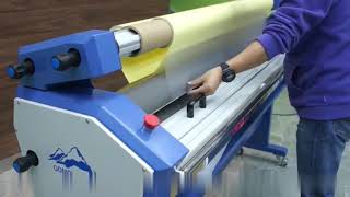 Qomolangma 63in Full auto Cold Laminator with Heat Assisted Installation Guide 01 [upl. by Cinda697]