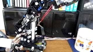 Lego Technic mindstorms NXT Robot Arm Mechanism [upl. by Fia]