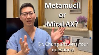 Metamucil OR MiraLAX Which one is better Which should I use  Dr Chung answers YOUR questions [upl. by Nimad]