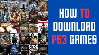 How to Download PS3 Games  how to download games in ps3 [upl. by Cone123]