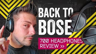 The Best Travel Headphones Again Bose 700 Review [upl. by Anehta]