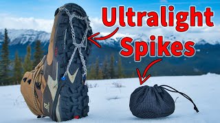 BEST ULTRALIGHT MICROSPIKES  Black Diamond Blitz Ice Cleats [upl. by Ardnaed]