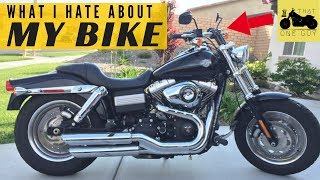 What I hate about my 2013 Harley Davidson Fat Bob [upl. by Cly479]