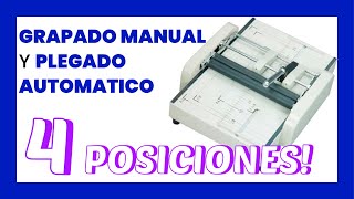 👍 Plegadora grapadora de papel para REVISTAS Y CUADERNILLOS manual Book Maker HZZY1 [upl. by Secor]