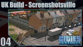 Cities Skylines  UK Build  Screenshotsville  Episode 04  Terraced Housing part 1 [upl. by Addie]