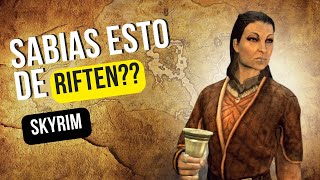 SKYRIM  Lo que NO Sabías de RIFTEN [upl. by Murry]