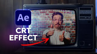 CRT Effect in After Effects [upl. by Retsbew]