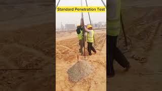 Standard penetration Test for soilSPT for soil properties standardpenetrationtest soiltesting [upl. by Niar]