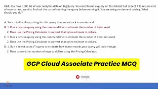 GCP  Google Cloud Associate Engineer Exam Practice Test Question Dump with Explanation  Module 4 [upl. by Enneillij]