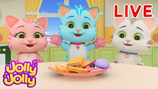 LIVE🔴Three little kittens Old MacDonald had a farm  More  Cocacoca Kids Songs amp Animals [upl. by Marion]