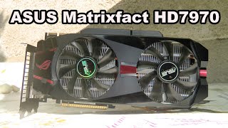 factory cooling fault  ASUS MATRIX HD7970 [upl. by Nyahs]