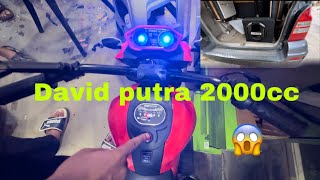 David putra 2000cc bike  new subwoofer in my car  Terracan [upl. by Relda]